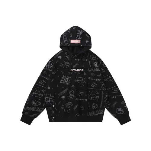 LAMLICKA Черный Унисекс Свитшоты