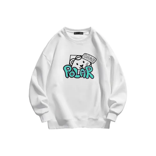 POLAR BEAR Свитшот Унисекс Белый