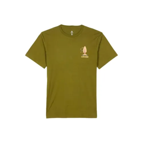 Конверс Зеленый Мужской T-Рубашки