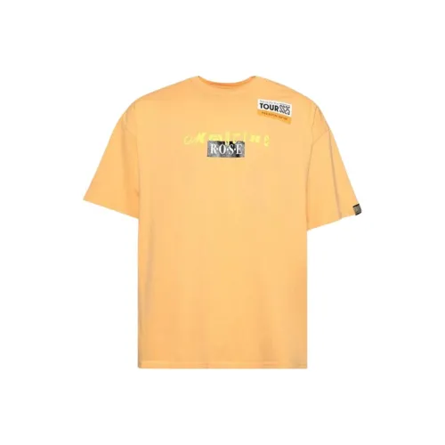 MARTINE ROSE Orange Мужская T-рубашка