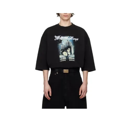 WILLY CHAVARRIA T-рубашка мужская черная