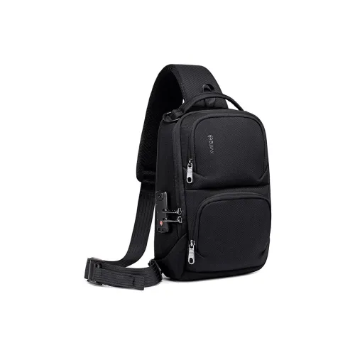 BJIAX Ткань Sling Сумка Стандартная Мужская Черная