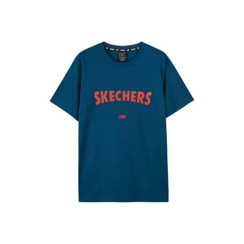 Skechers T-Shirt Мужской Poseidon Blue