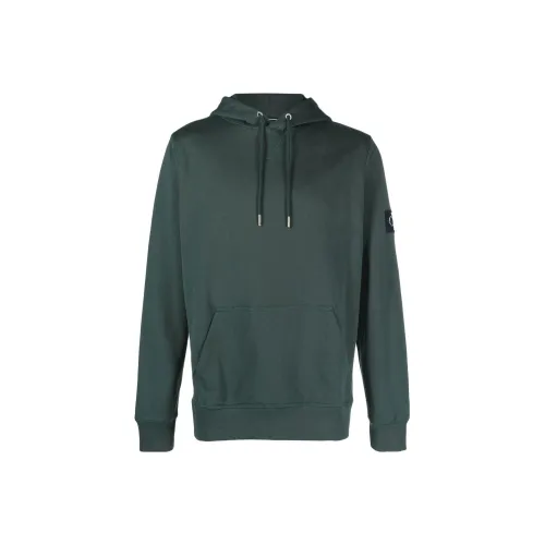 Calvin Klein Deep Морской зеленый Мужские Свитшоты