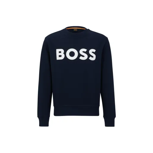 Hugo Boss Темно-синие мужские свитшоты
