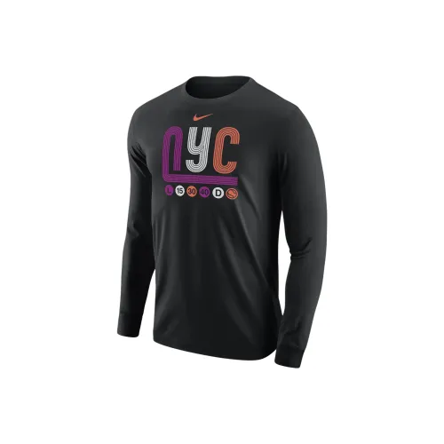 Nike Теннис T-рубашка мужская черная