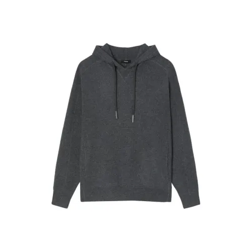 THEORY Темно-серый Мужской Свитшот