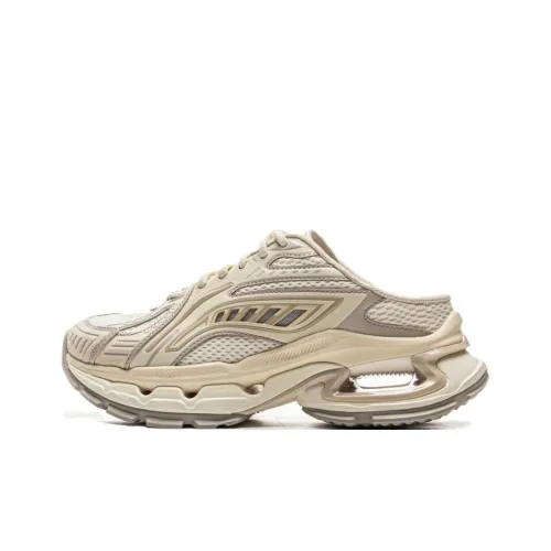 Подкладка Устойчивая к истиранию противоскользящая Домашние тапочки Женские Бежевые