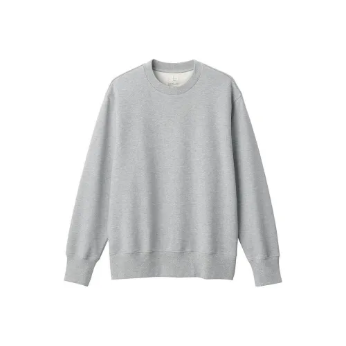 MUJI Серый Мужской Свитшот