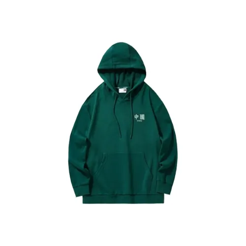 QIAODAN Мужские Свитшоты Зеленого и Бронзового Цвета