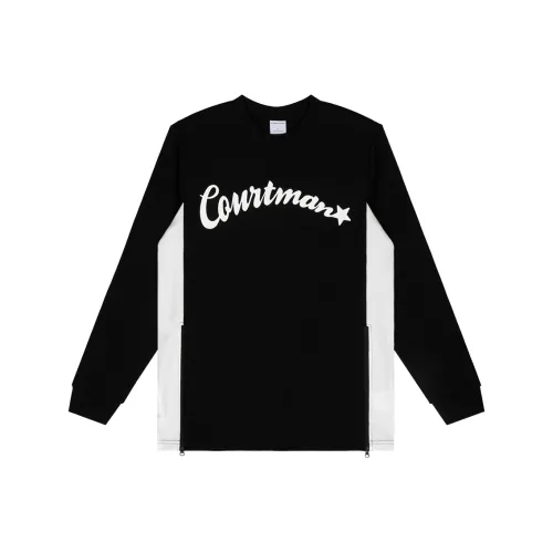 COURTMAN Черная Унисекс Толстовка
