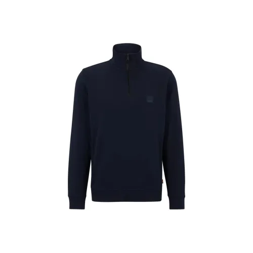 Hugo Boss Темно-синие мужские свитшоты