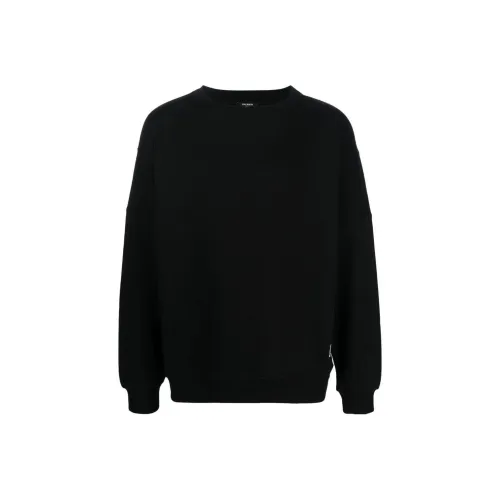 BALMAIN Черные Мужские Свитшоты