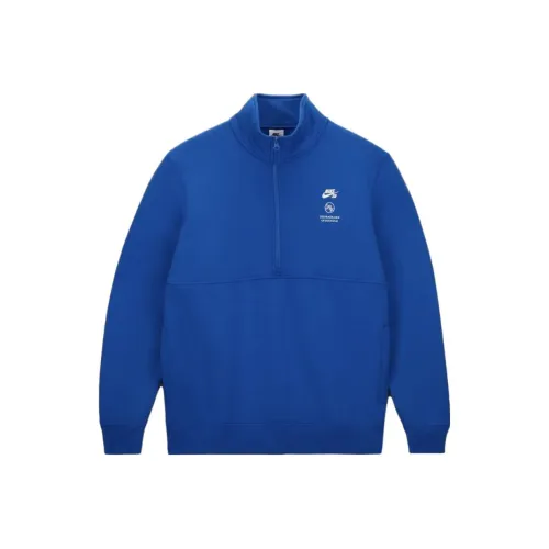 Nike Sb X Fly Streetwear Синий Унисекс Свитшоты