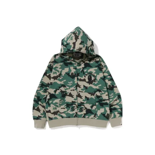 A BATHING APE SS23 WOODLAND CAMO Зеленый Мужские Свитшоты