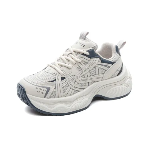 Love Elaine Юбка-карандаш Дышащая Легкая Увеличивающая Высоту Низкий Топ Кроссовки с Толстой Подошвой Женские