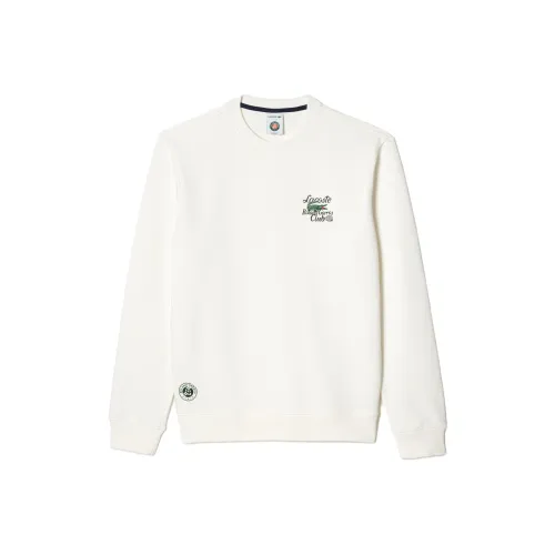 LACOSTE Белый Унисекс Свитшоты