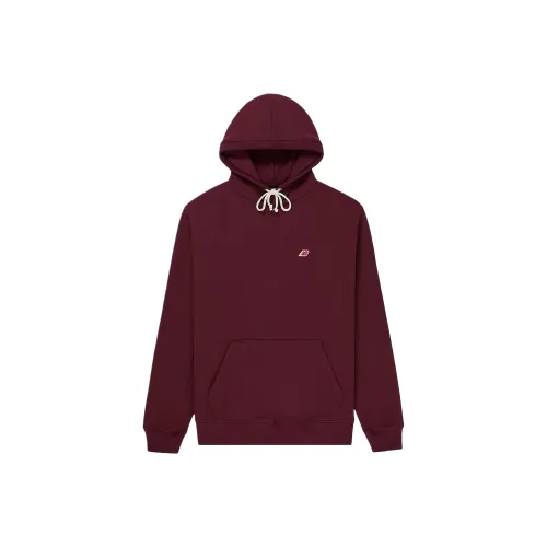 New Balance Толстовка Мужская Бордовая