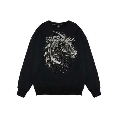 TCH SS24 Свитшот Унисекс Черный