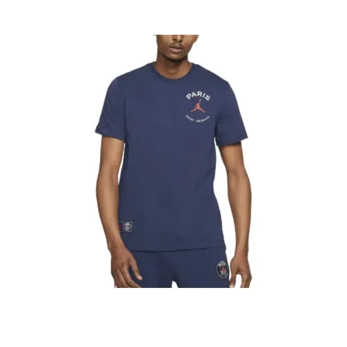 Джордан Синий Мужской T-Рубашки