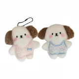 Брошь в стиле Chanel синего цвета + подвеска в стиле Chanel розового цвета