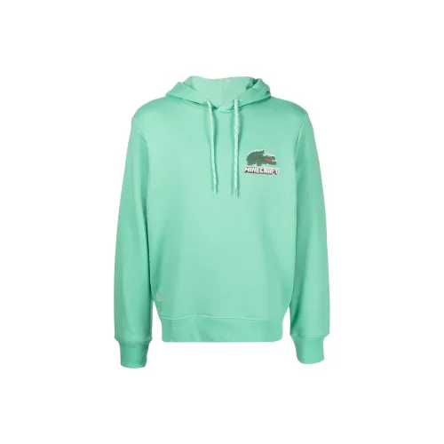 LACOSTE Collaboration X Minecraft SS23 Толстовка Мужской Мятно-зеленый