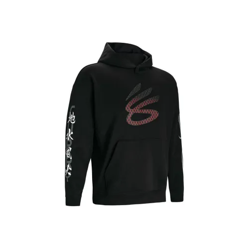 Under Armour x LIXIAOLONGKULI LIANMINGKUAN UA Китайский Новый Год Толстовка Мужской Черный