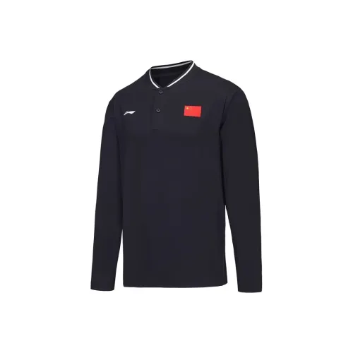 LINING T Рубашка Унисекс Глубокий Синий