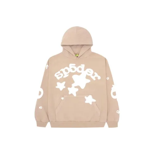 Sp5der Песочный Мужской Свитшот