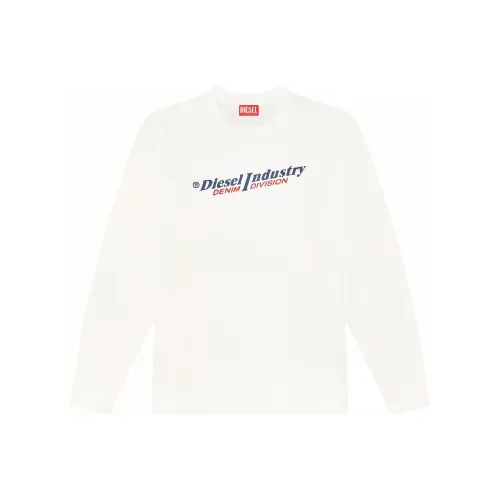 DIESEL Белый Мужской Свитшот