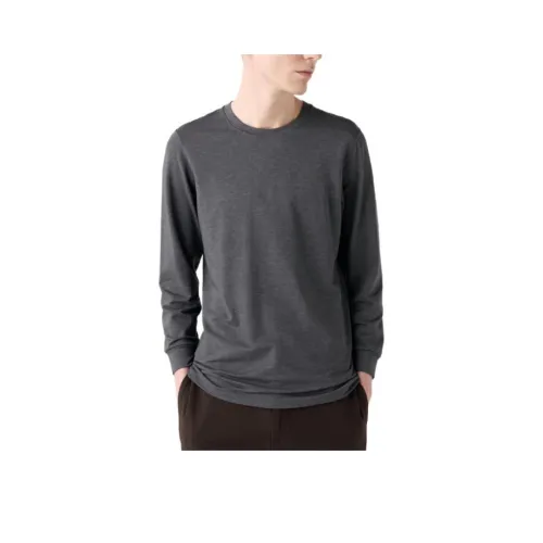 UNIQLO Темно-серые мужские футболки T