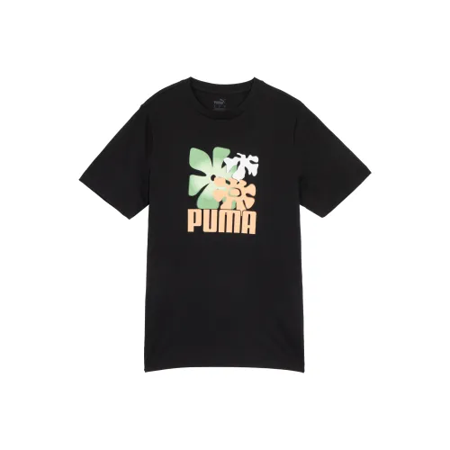 PUMA Basic Graphic T-Shirt Мужская Черная