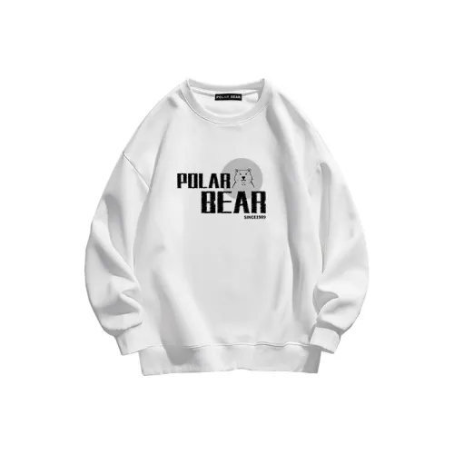 POLAR BEAR Свитшот Унисекс Белый