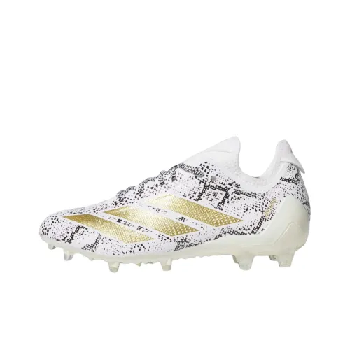 Adidas Adizero Electric.1 II Slip-resistant Abrasion-resistant Football Cleats Men's White Gold Adidas Adizero Electric.1 II Противоскользящие устойчивые к истиранию футбольные бутсы Мужские Белый Золото