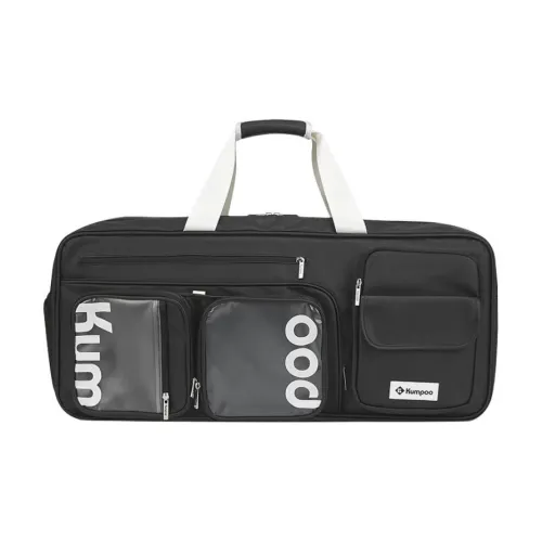 KUMPOO Сумки для бадминтонных ракеток 2 шт. Сумка на плечо Черная Унисекс Индивидуальная Отделение для обуви