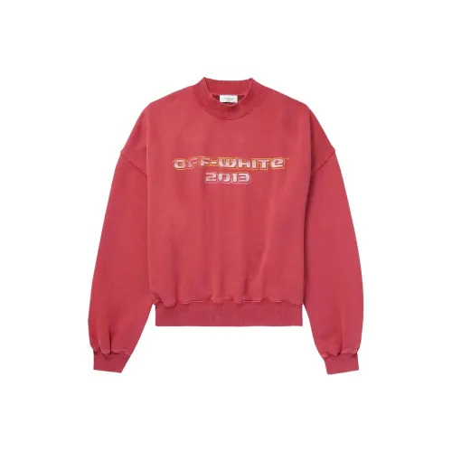 Off Белый Красный Мужские Толстовки