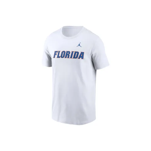 Джордан FLORIDA GATORSWordmark Коллекция Primetime T Рубашка Мужская Белая