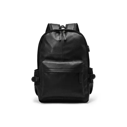 Fillove ПУ (полиуретан) Рюкзак Стандартный Унисекс Черный