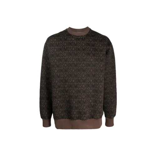 MOSCHINO Умбра Мужские Свитшоты