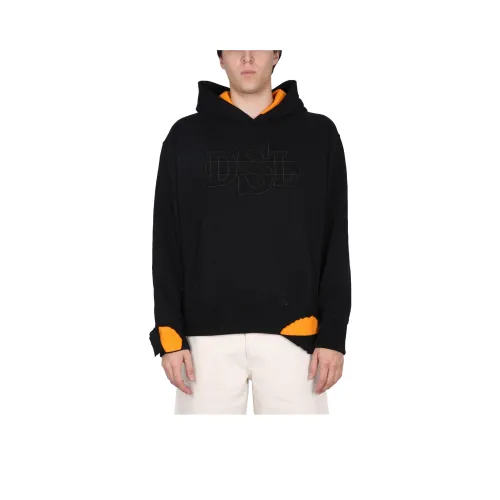 DIESEL Черные Мужские Свитшоты