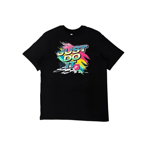 Nike Мужские черные футболки