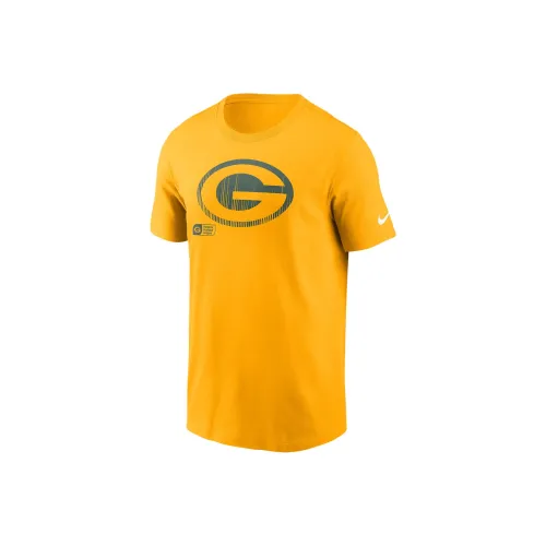 nike NFL Зеленый Bay Packers Выцветший Essential T Рубашка Мужской Золотой