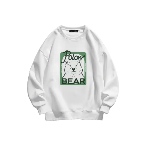 POLAR BEAR Свитшот Унисекс Белый