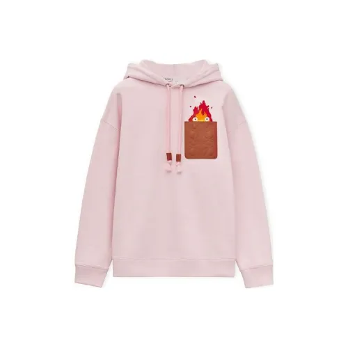 LOEWE x Howl's Moving Castle Свитшот Унисекс Розовый