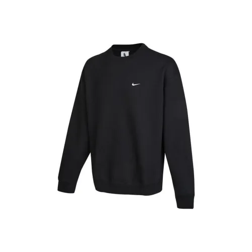 nike Мужские черные свитшоты