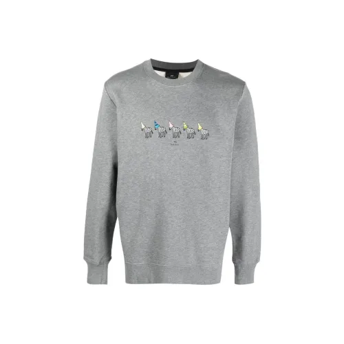 PS By Paul Smith Серый Мужской Свитшот