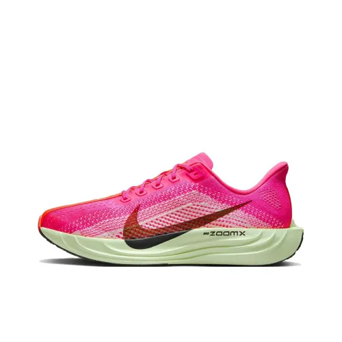 Nike Pegasus Plus Устойчивый к истиранию Дышащий Легкий Низкий Топ Повседневные Беговые кроссовки Мужские Розовые