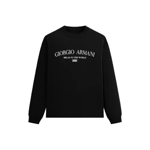 KITH x GIORGIO ARMANI T-рубашка мужская черная