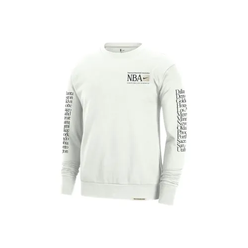 Nike NBA Team 31 Standard Issue Свитшот Мужской Айвори Белый