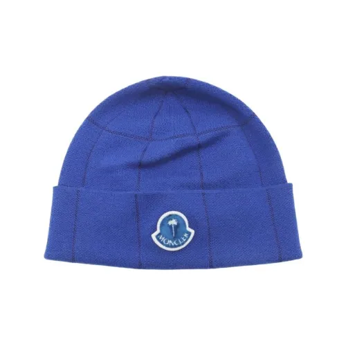 Moncler Шерстяные Шапки Мужской Синий